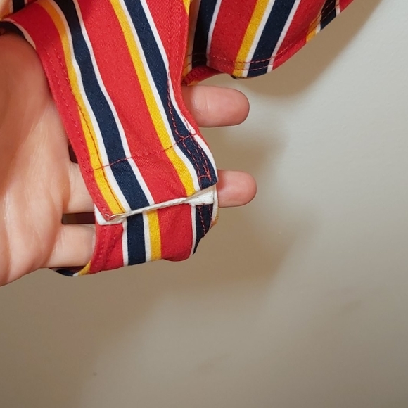 multicolour striped spaghetti strap body suit - Picture 3 of 4